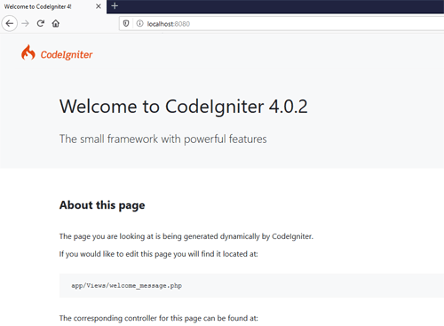 CodeIgniter4
