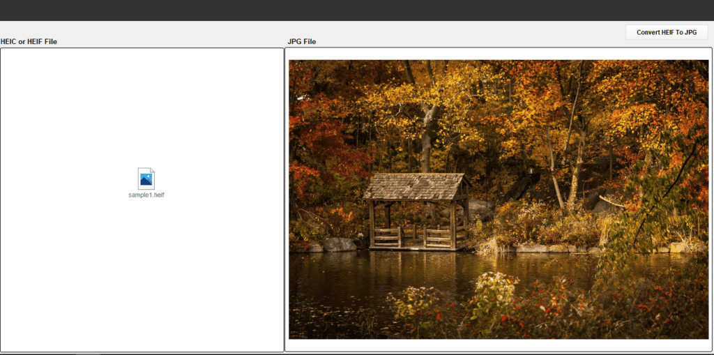 Conversion of HEIF to JPG File in FileMaker